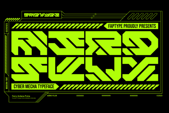 Aero Flux: The Futuristic Typeface for Modern Brand Identity