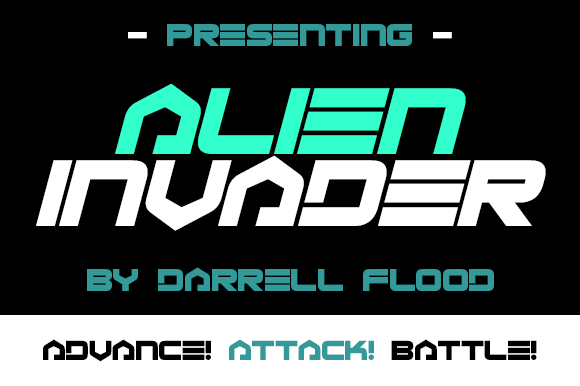 Alien Invader: The Sci-Fi Display Font for Bold Brand Identity