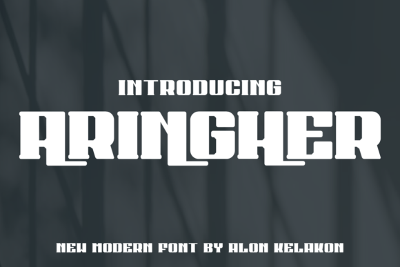 Aringher: The Bold Typeface That Elevates Editorial Design