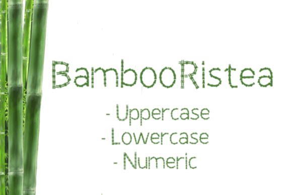 Bamboo Ristea: A Playful Display Font for Digital Projects
