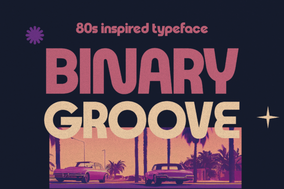Binary Groove: The Retro-Futuristic Typeface for Bold Branding
