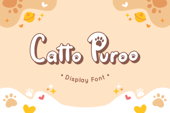 Catto Puroo: A Whimsical Display Typeface for Playful Web Design