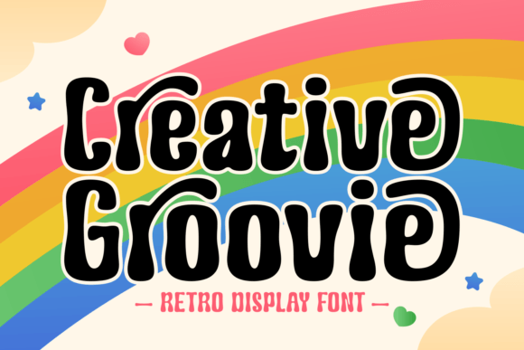Creative Groovie: A Joyful Display Font for Campaigns