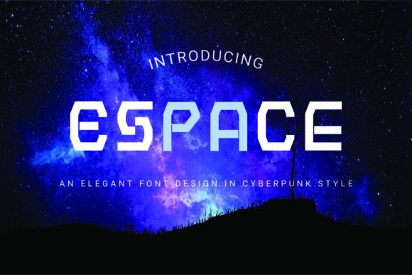 Espace: The Futuristic Typeface for High-Impact Campaigns