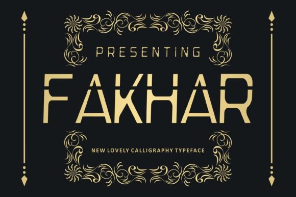 Fakhar: The Premium Display Typeface for Modern Editorial Design