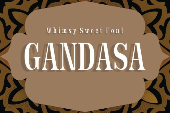 Gandasa: The Premium Display Font for Scroll-Stopping Campaigns