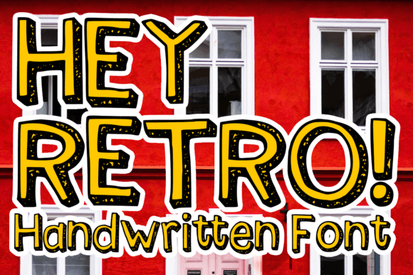 Hey Retro: A 90s-Inspired Font for Modern Web Design