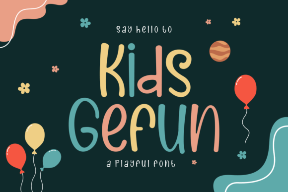 Kids Gefun: The Bold Display Typeface for Modern Editorial Design