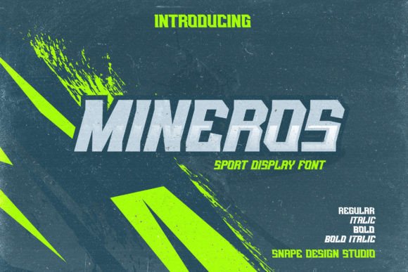 Mineros Font: Boosting Campaign Impact with Athletic Typography