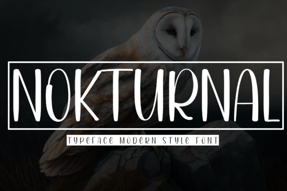 Nokturnal: A Sweet Display Font for Playful Brand Identity