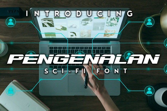 Pengenalan: A Futuristic Display Typeface for Modern Web Design