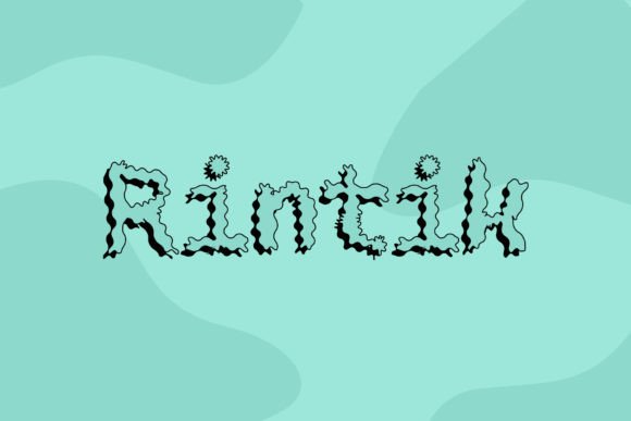 Rintik: The Quirky Handwritten Display Font for Modern Web Design