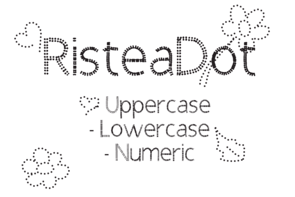 Ristea Dot: A Quirky Display Font for Bold Branding