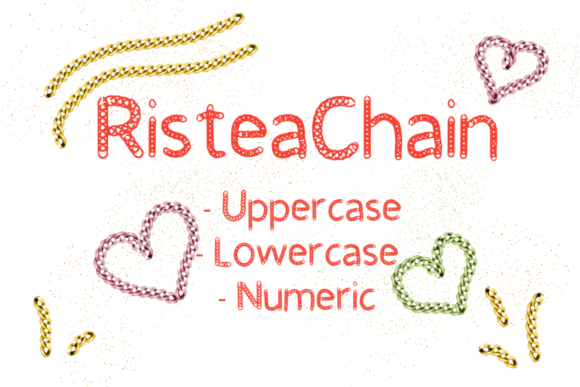 Risteachain: The Unique Display Font for Handmade Labels and Signs