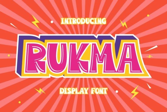 Rukma: The Bold Display Font for Handmade Labels and Signs
