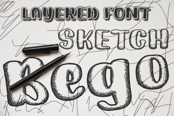 Sketch Bego: A Quirky Display Font for Playful Brand Identities