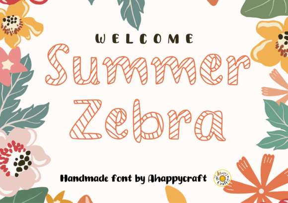Summer Zebra: A Fresh Display Typeface for Modern Editorial Design