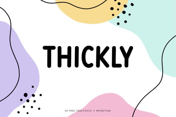 Thickly: A Handwritten Font for Thoughtful Editorial Design